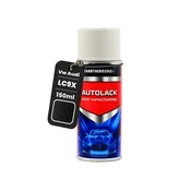 LC9X VW Audi Blau, Črna Metal Car Barva v spreju 150ml črna kovinska