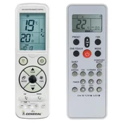 General TOSHIBA RAV-RM401CTP-E, RAV-RM561CTP-E,  RAV-RM801CTP-E, RAV-RM1101CTP-E, RAV-RM1401CTP-E - luksuzni s pozadinskim osvjetljenjem daljinski upravljac