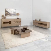 Hanah Home Konzola Paris, 180x80x40 cm, Bronzane boje