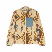 Fleece jakna s orijentalnim uzorkom Revolution Printed Fleece — Offwhite - S