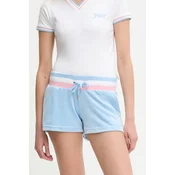 Kratke hlače Juicy Couture VELOUR STRIPE BOOTY SHORT