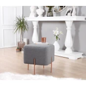Atelier del Sofa Tabure 40x42x40cm, Sivo