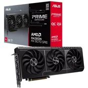 ASUS graficka kartica AMD Radeon RX 9070 GRE PRIME-RX9070GRE-O12G, 12 GB GDDR6, 18 Gbps, 2 x 8-pin, 3 x nativni DisplayPort 2.1a, 1 x nativni HDMI 2.1b 90YV0PP0-M0NA00