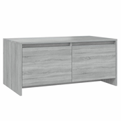 Stolic za kavu siva boja hrasta 90x50x41,5 cm konstruirano drvo