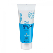 Masažni gel in lubrikant Silky Touch 2 v 1, 200 ml