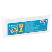 Plastelin 550g plus plastični nož connect bela