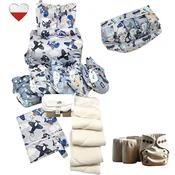 shumee Komplet plenic za večkratno uporabo PLANE Coolmax NappiMe plenice