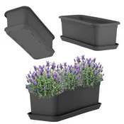 KADAX Balkonski lonček s stojalom 40 cm - večnamensko okrasje