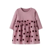 NAME IT Obleka NBFNagina mauve / črna
