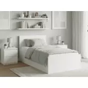 Ljubki dom Postelja SOFIA 90 x 200 cm, bela Posteljno dno: Lamelno posteljno dno, Vzmetnica: Brez vzmetnice