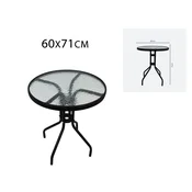 Baštenski sto 60/71 cm