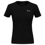 Ženska majica Salewa Eagle Minilogo AM T-Shirt Black Out 36
