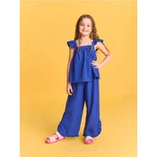 Sinsay - Komplet: bluza i pantalone - indigo