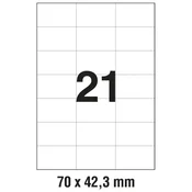 ETIKETE ILK 70X42,3MM PK100L ZWECKFORM 3652