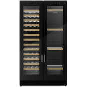Vinska vitrina WineChef Duo 122 Black CASO674