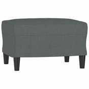 Vidaxl Stolček za noge temno siv 60x50x41 cm blago