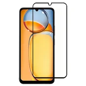 Celotno zaščitno steklo Urbie Black, Xiaomi Redmi 14C 5G