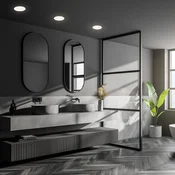 Briloner LED stropni reflektor Kulana Mini IP44, 3 enote, bela - Dnevna soba/jedilnica - Sodobni - Plastika