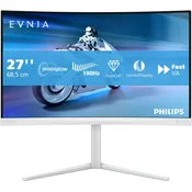 Gaming monitor Philips - Evnia 5000 27M2C5501, 27, QHD, 180Hz, 1ms, Curved