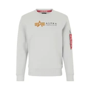 ALPHA INDUSTRIES Majica žafran/svetlo siva/temno siva