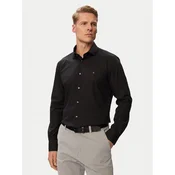 Tommy Hilfiger Srajca MW0MW43122 Črna Slim Fit