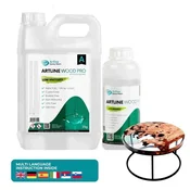 Artline Epoxy Resin Wood PRO - kristalno čista epoksidna smola 4 kg - za les in za debele ulitke do 6 cm, 3:1