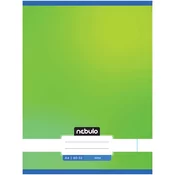 Nebulo: Spet prešit, gladek, sveže zelen zvezek 80-32 A/4
