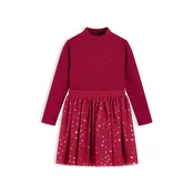 TOMMY HILFIGER Obleka neonsko lila/vijolična