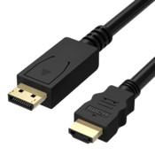 FAST ASIA Kabl DisplayPort (M) - HDMI (M) 1.8m crni