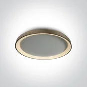 LED PLAFONJERA 48W 230V IP20 BRUŠENO ZLATO