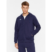 Under Armour RIVAL FLEECE FZ HOODIE, moška jopa, modra 1379767