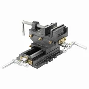 Vidaxl Ročni prečni primež za vrtalni stroj 70 mm