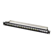 Logilink 19 Patch Panel 1U, 24, prazan, sa nosacem kabla i uzemljenjem