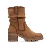 Refresh za ženske. 17302101-TAUPE Škornji 173021 rjavi (41), Rjava, 3 do 5 cm, Zip, Priložnostno