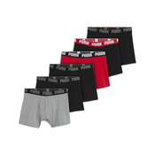 PUMA Boxer Briefs (6-Pack) Men, Clothing, Grey Combo, 6