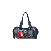 Desigual Ročna torbica moder denim/bela