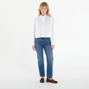 Srajca Calvin Klein Jeans Solid Boxy Cropped Shirt White M