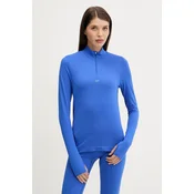 Majica z dolgimi rokavi Pangaia Plant-Stretch Zipped Long Sleeve Top