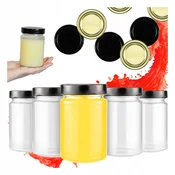 shumee 50X ATENA kozarec 330 ml + visok pokrov FI66 marmelada, vlažilne sveče, darilo