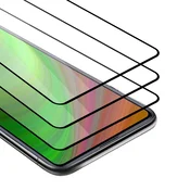Cadorabo CADORABO Xiaomi POCO F2 PRO - Zaščitna folija v transparentno s čarno - 3-pack Kaljeno steklo za zaščito zaslona s trdoto 9H in 3D dotikom, (20562955)