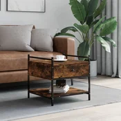 Stolic za kavu boja hrasta 50 x 50 x 50 cm konstruirano drvo