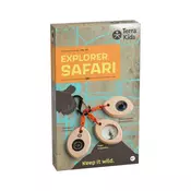 Haba Terra Kids Adventure Kompaktni trio s karabinom - kompas, lupa, termometer