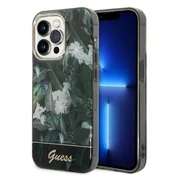 Ovitek Guess Jungle Collection za iPhone 14 Pro Max - zelena