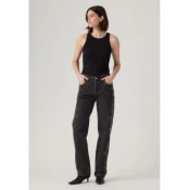 Levis for woman. A1959-0092 Jeans 501 90s black (27/30), Casual, Cotton, Denim