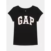 Gap Majica 460525-00 Črna Regular Fit