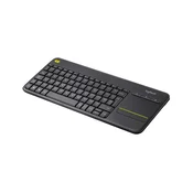 Logitech 920-007119 K400 Plus Brezžična tipkovnica s sledilno ploščico