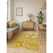 Conceptum Hypnose Tepih BSR-12, Pravougaoni, 120 x 180 cm, Žuto-bež