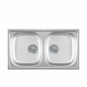 Metalac inox usadni sudoper Luna Flex 2D O90
