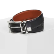 Polo Ralph Lauren  Pasovi RV DRS BT SQ CASUAL SMOOTH LEATHER  Črna