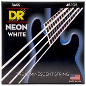 Set strun za električno bas kitaro Neon White NWB-45 DR Strings